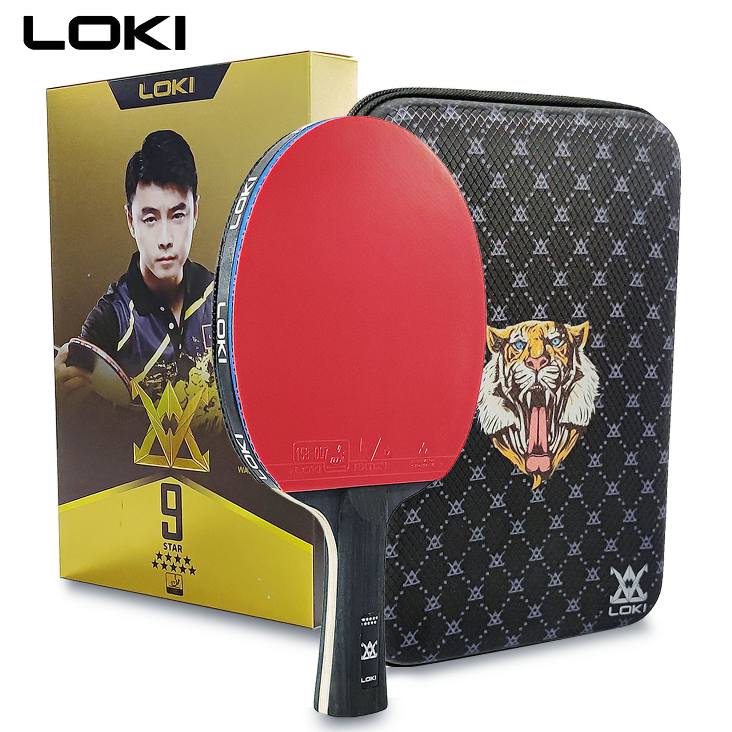 LOKI 9 Star Table Tennis Racke - đánh giá và giá Table Tennis Movie