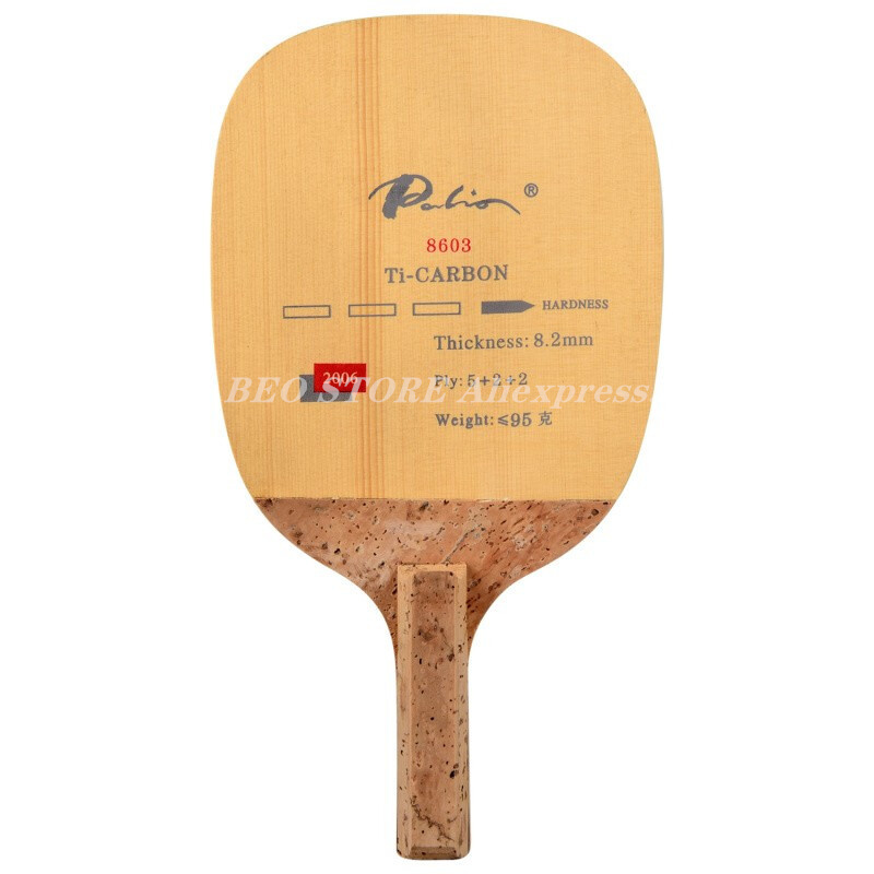 PALIO 8603 Carbon Titanium Tab - đánh giá và giá Table Tennis Japan