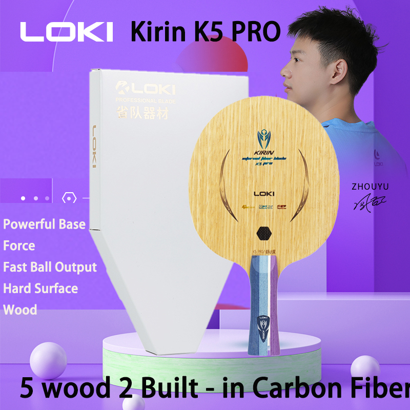 LOKI Kirin K5 PRO 5 Wood 2 Inb - đánh giá và giá Table Tennis Movie