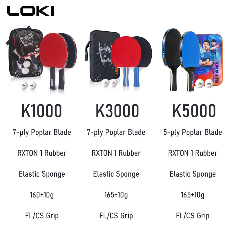 LOKI K1000 K3000 K5000 Table T - đánh giá và giá Table Tennis Hub