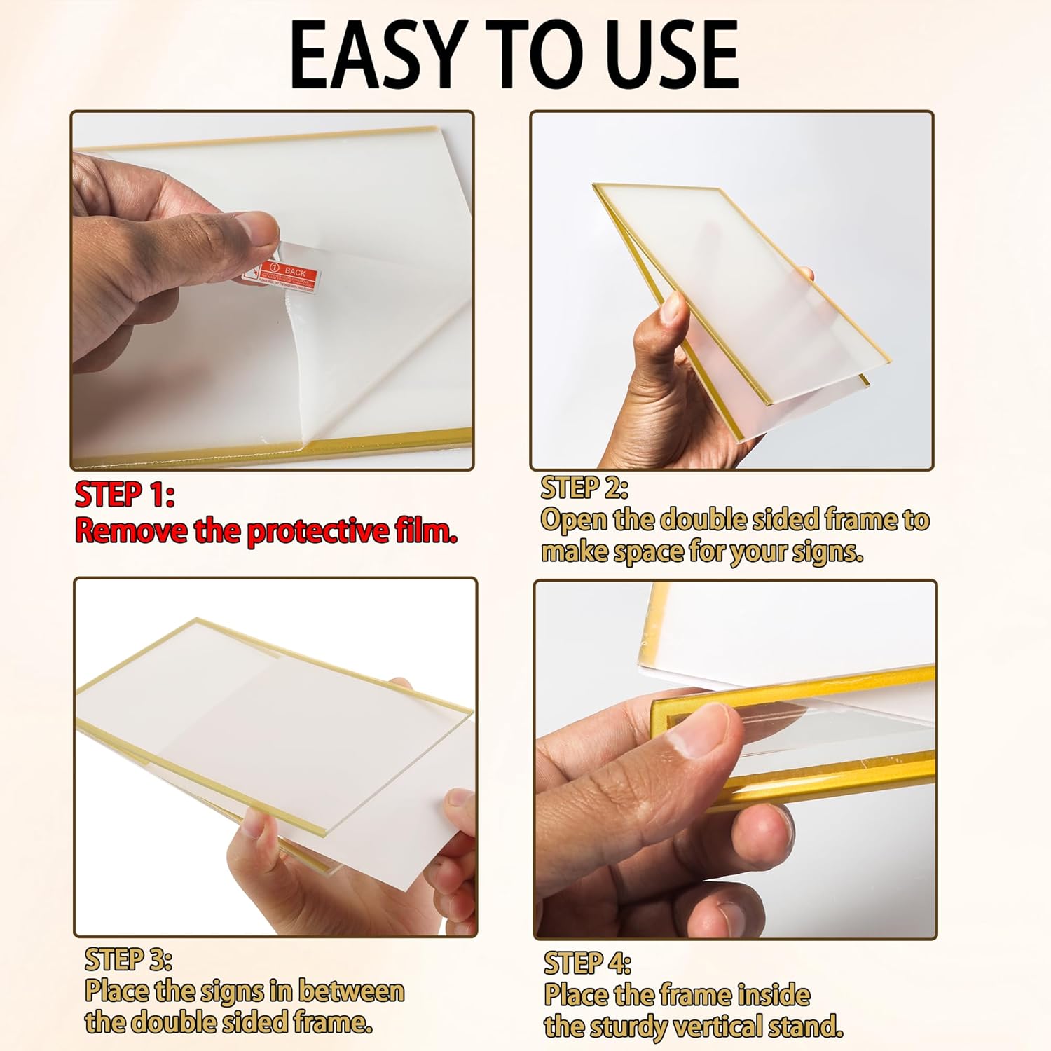 4x6inch Acrylic Sign Holder Wi - đánh giá và giá Table Tennis Zone